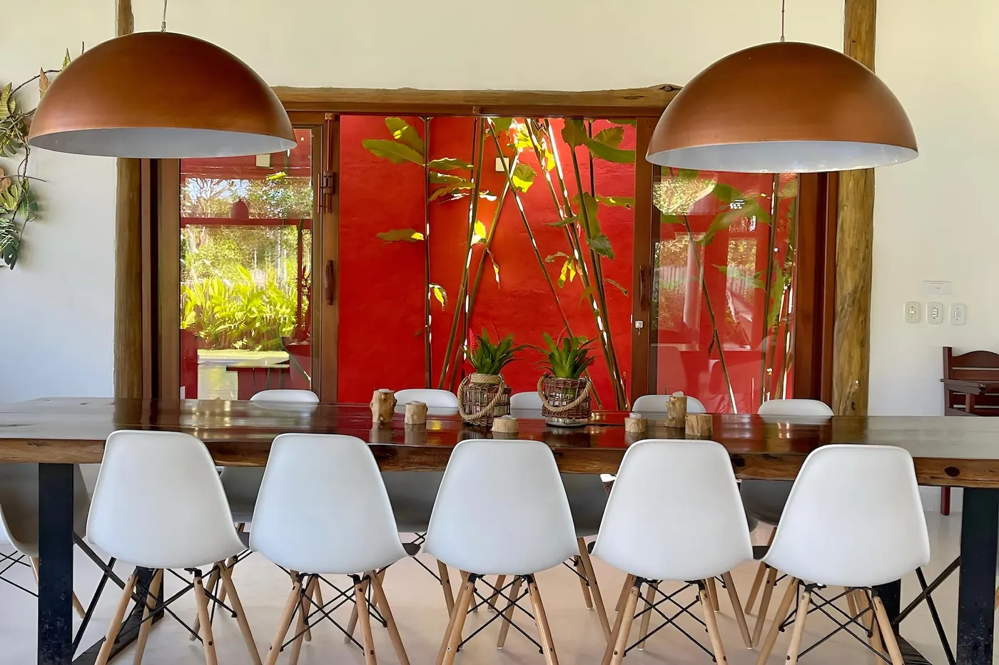 Sala de Jantar da Casa Charme, em Trancoso