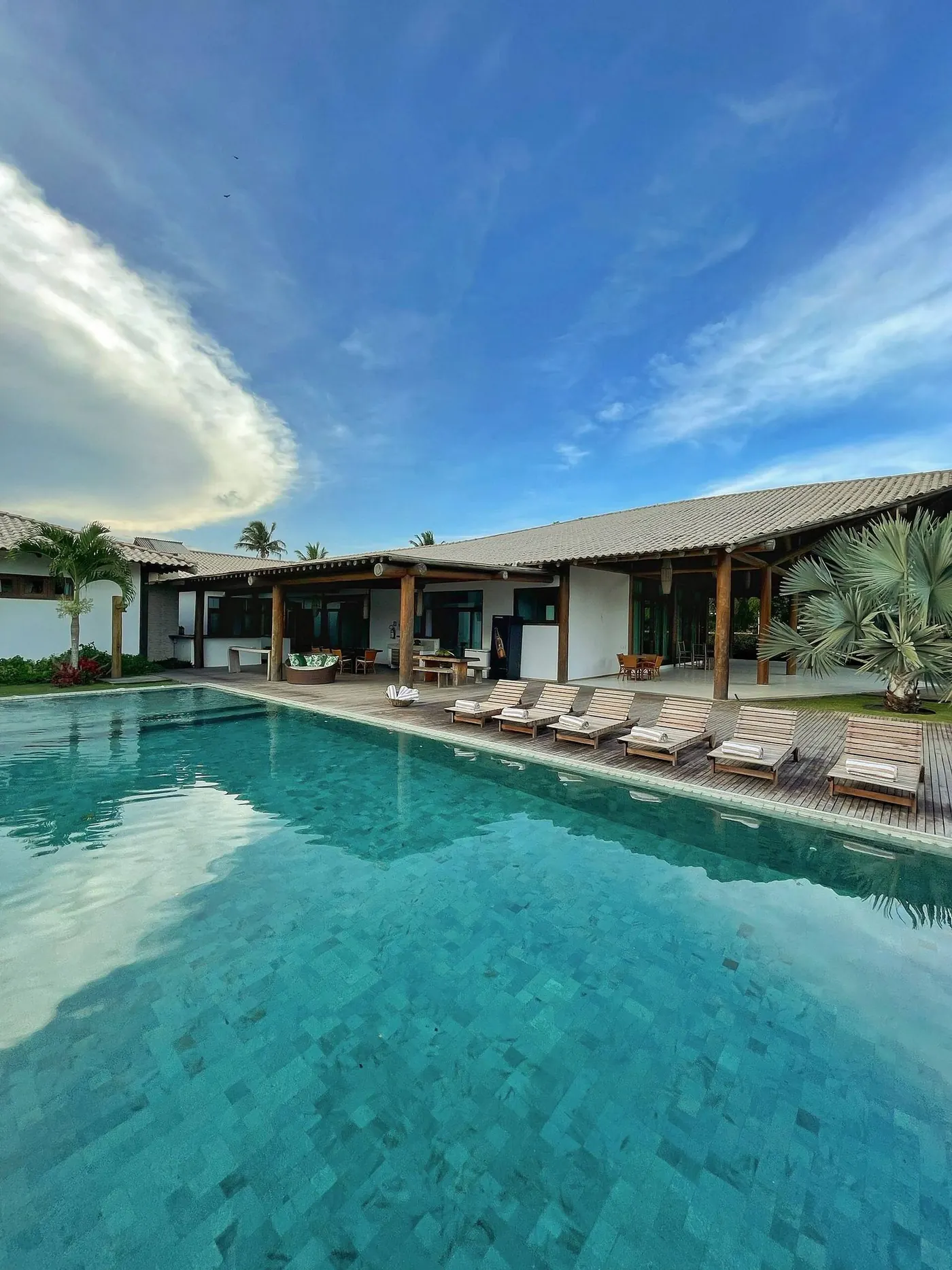 Piscina da Casa Plus, em Trancoso