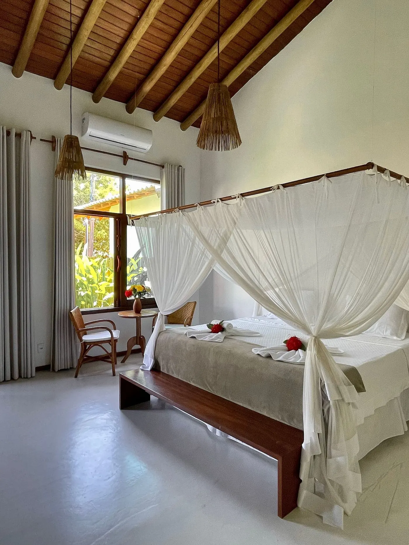 Quarto da Casa Plus, em Trancoso